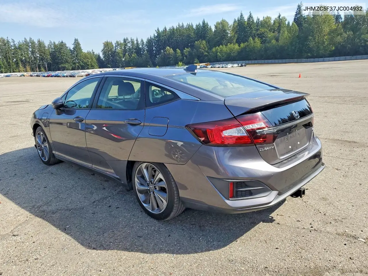 2018 HONDA CLARITY VIN JHMZC5F37JC004932 — фото 2