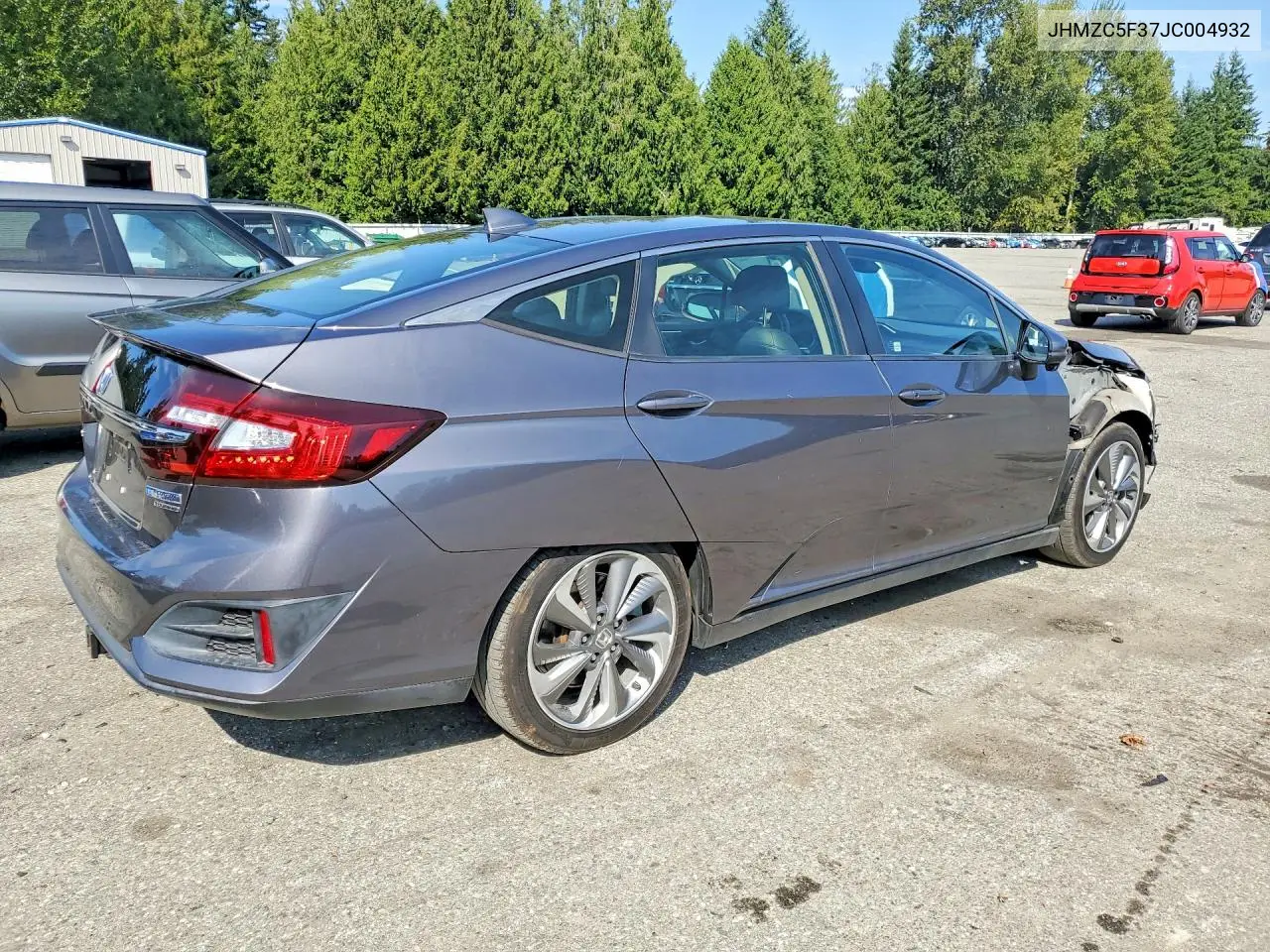 2018 HONDA CLARITY VIN JHMZC5F37JC004932 — фото 3