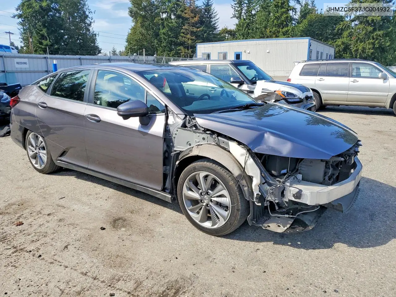 2018 HONDA CLARITY VIN JHMZC5F37JC004932 — фото 4