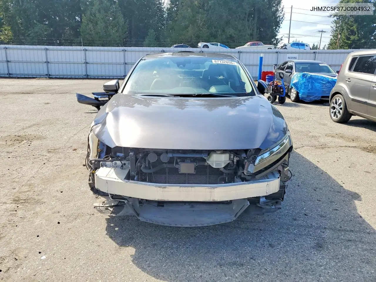 2018 HONDA CLARITY VIN JHMZC5F37JC004932 — фото 5