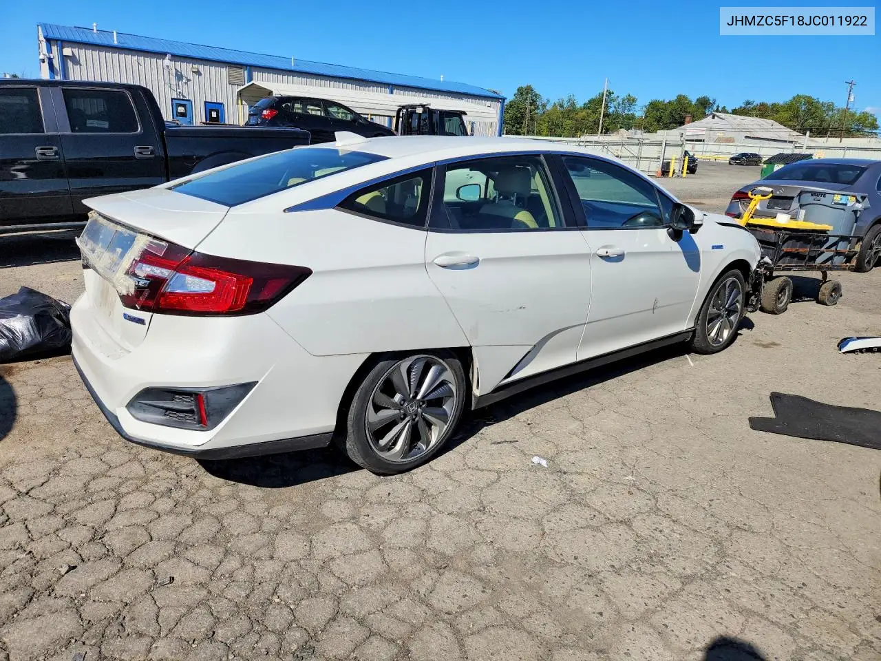 2018 HONDA CLARITY VIN JHMZC5F18JC011922 — фото 3