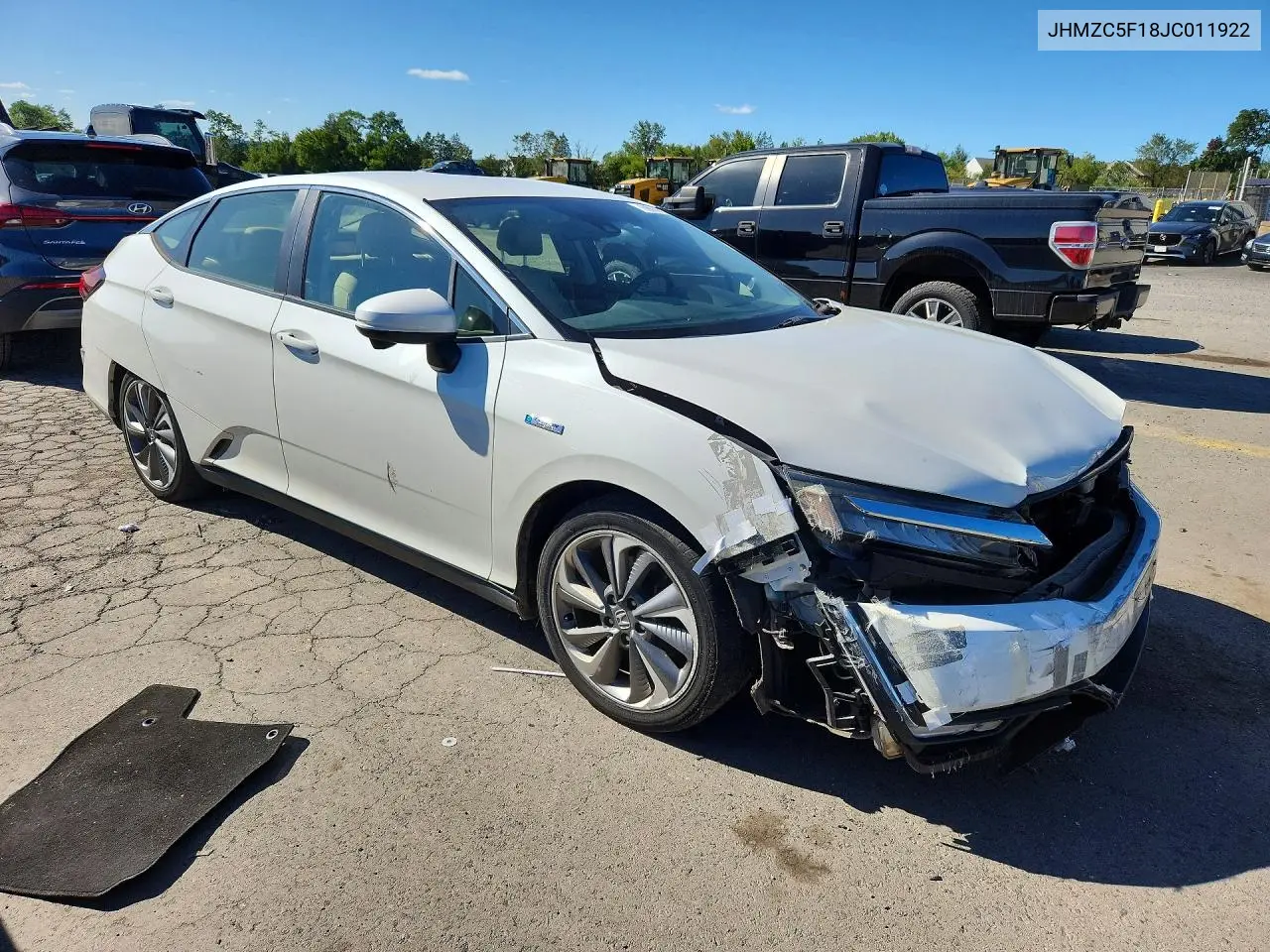 2018 HONDA CLARITY VIN JHMZC5F18JC011922 — фото 4