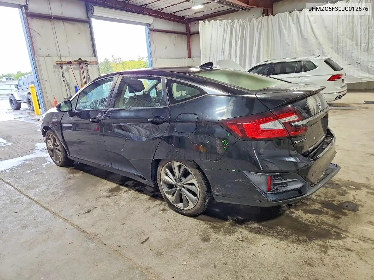 2018 HONDA CLARITY VIN JHMZC5F30JC012676 — фото 2