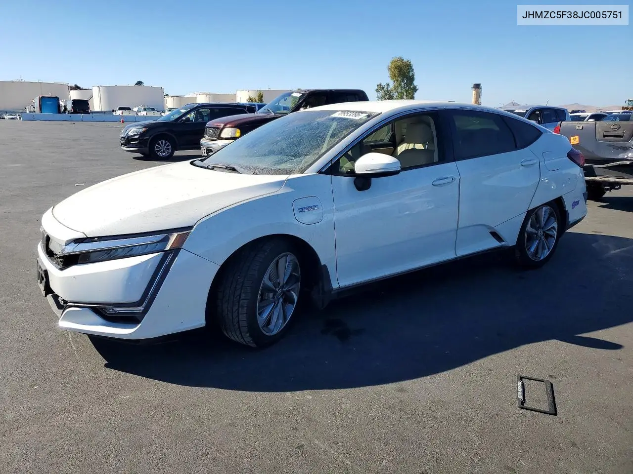HONDA CLARITY 2018, VIN JHMZC5F38JC005751