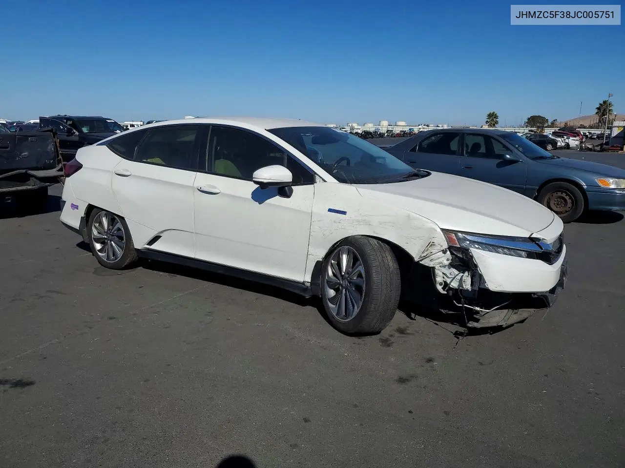 2018 HONDA CLARITY VIN JHMZC5F38JC005751 — фото 4