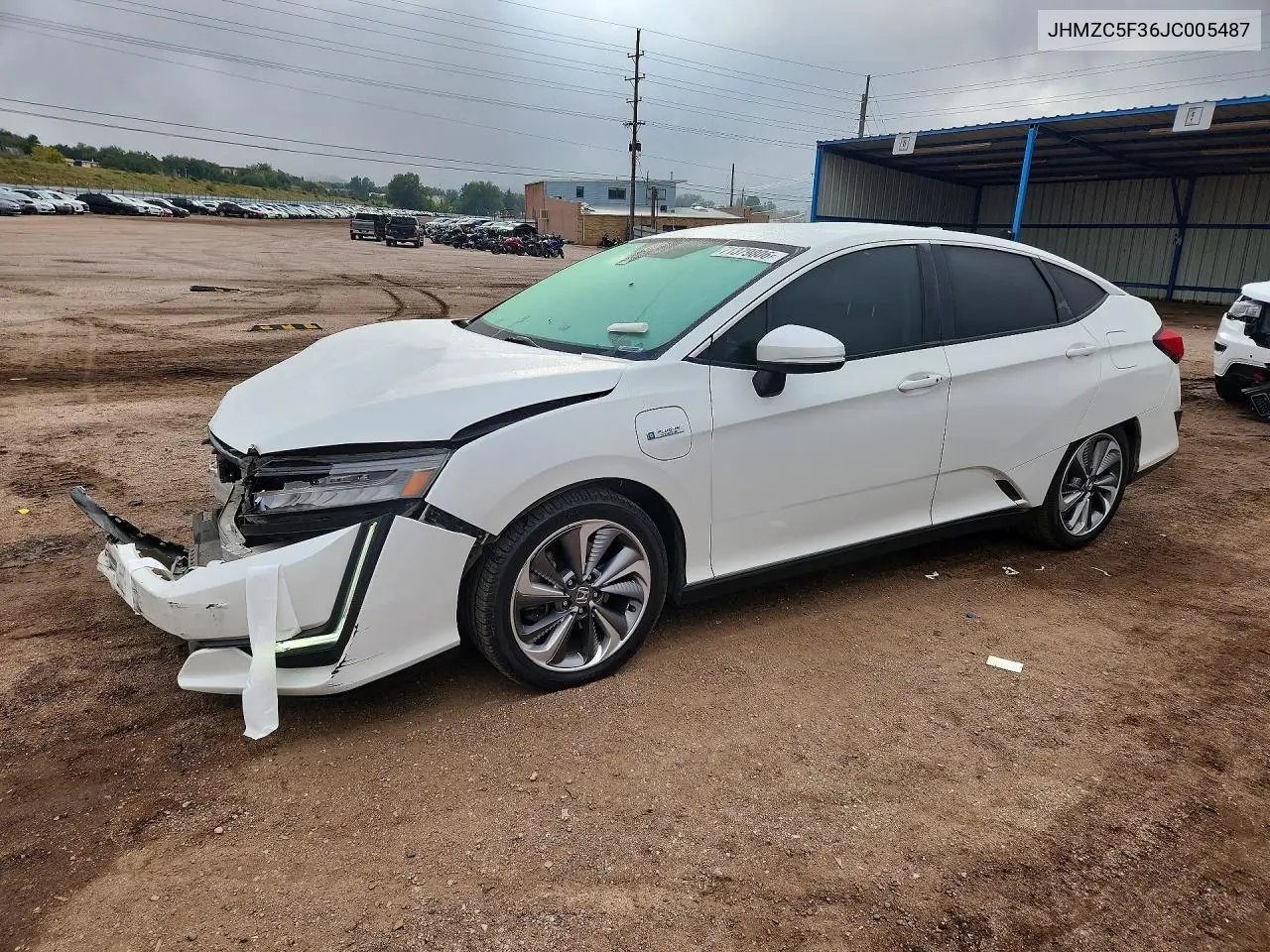 HONDA CLARITY 2018, VIN JHMZC5F36JC005487