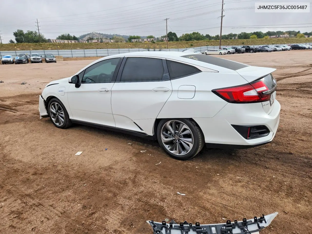 2018 HONDA CLARITY VIN JHMZC5F36JC005487 — фото 2