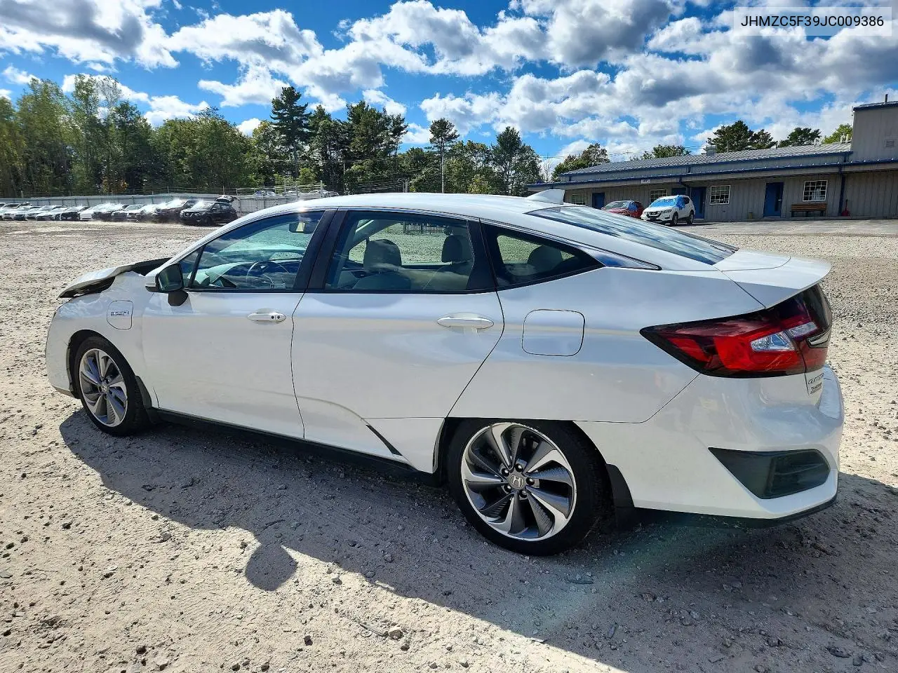 2018 HONDA CLARITY VIN JHMZC5F39JC009386 — фото 2