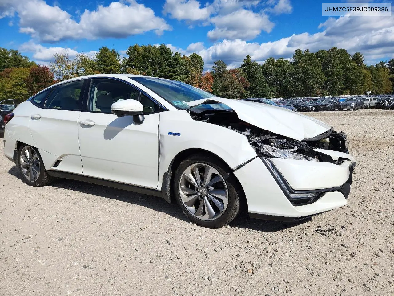 2018 HONDA CLARITY VIN JHMZC5F39JC009386 — фото 4