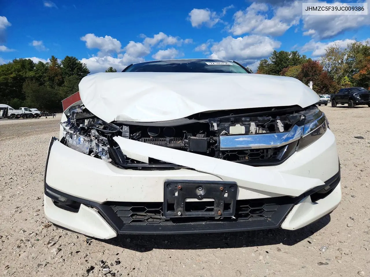 2018 HONDA CLARITY VIN JHMZC5F39JC009386 — фото 5