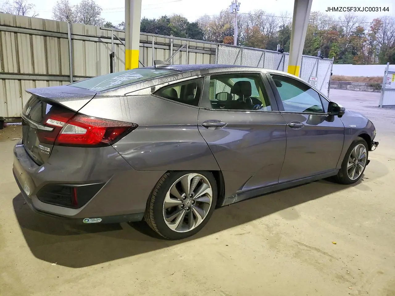 2018 HONDA CLARITY VIN JHMZC5F3XJC003144 — фото 3