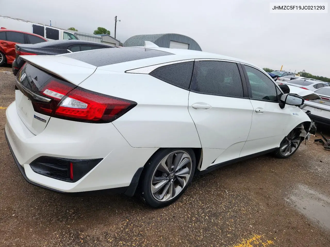 2018 HONDA CLARITY VIN JHMZC5F19JC021293 — фото 3