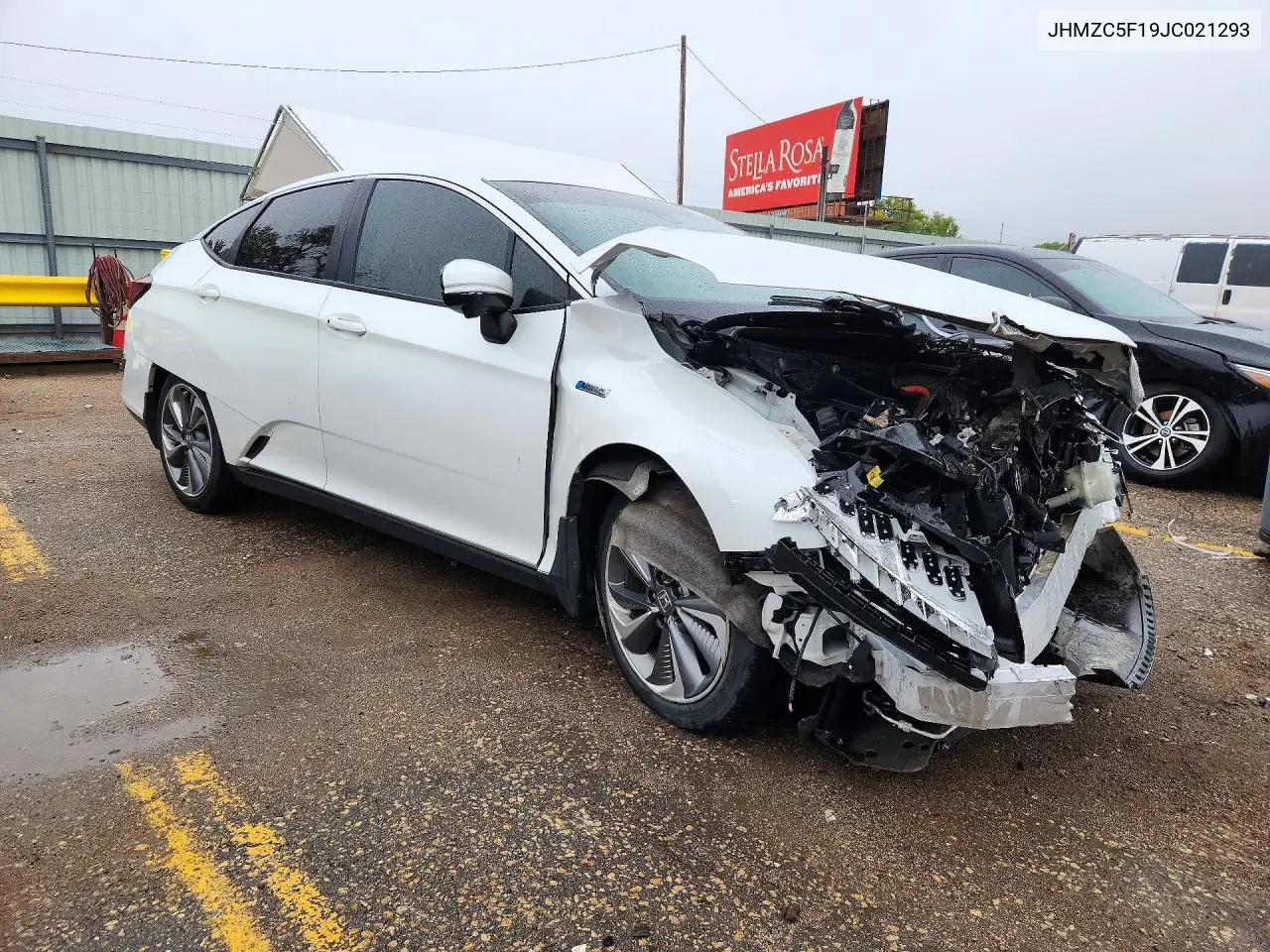 2018 HONDA CLARITY VIN JHMZC5F19JC021293 — фото 4