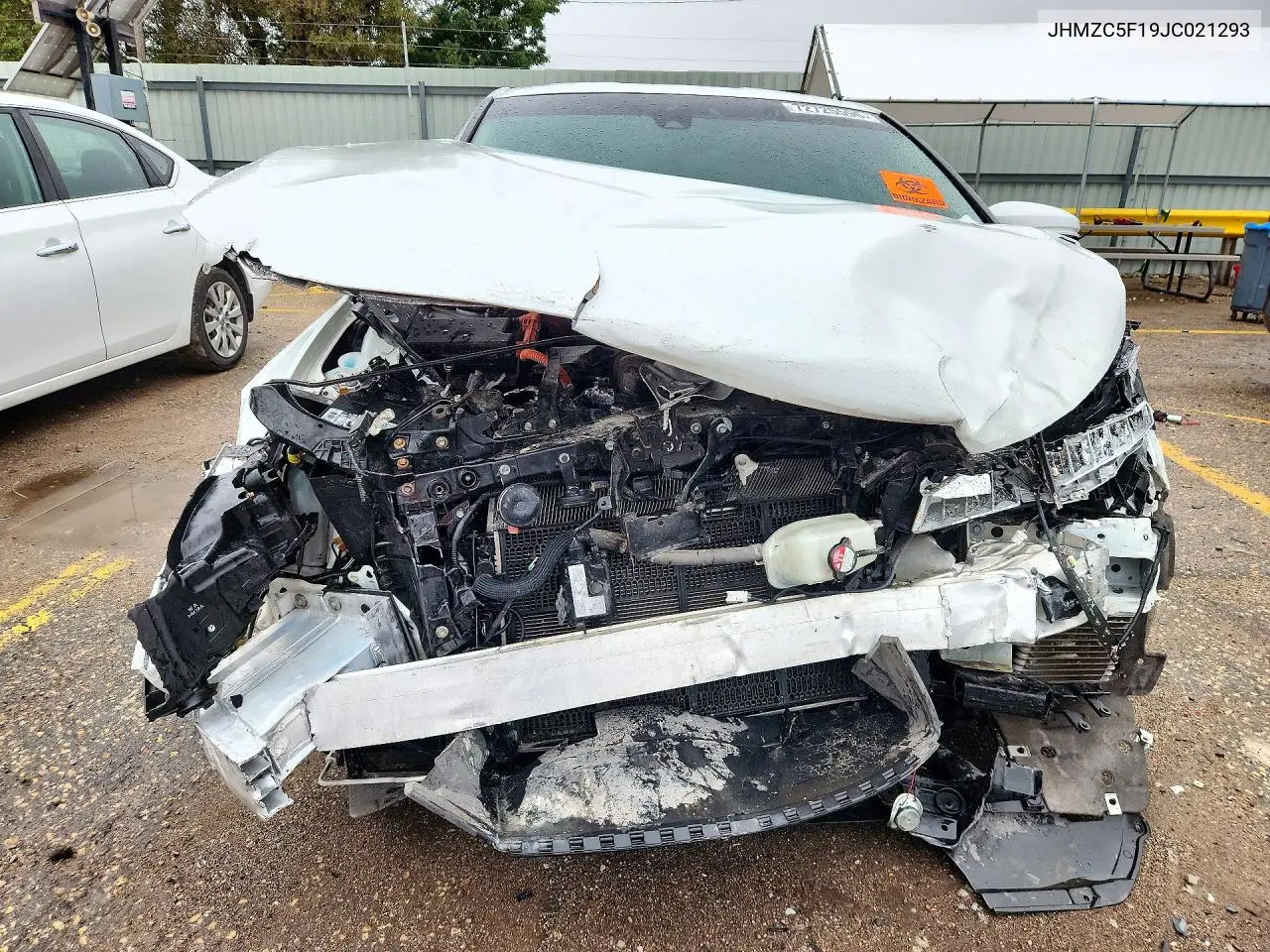 2018 HONDA CLARITY VIN JHMZC5F19JC021293 — фото 5