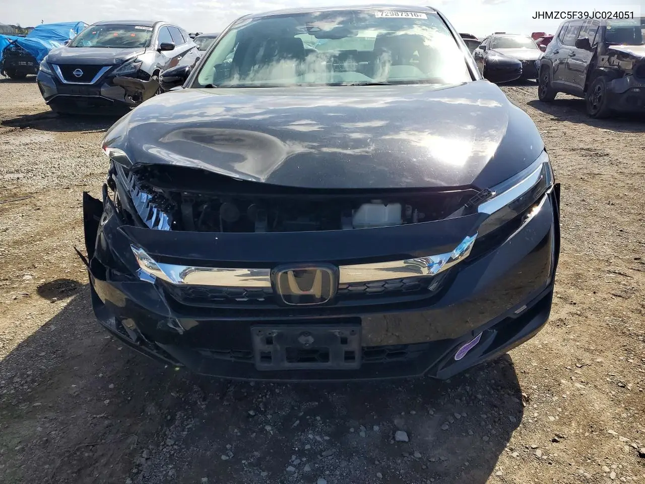 2018 HONDA CLARITY VIN JHMZC5F39JC024051 — фото 5