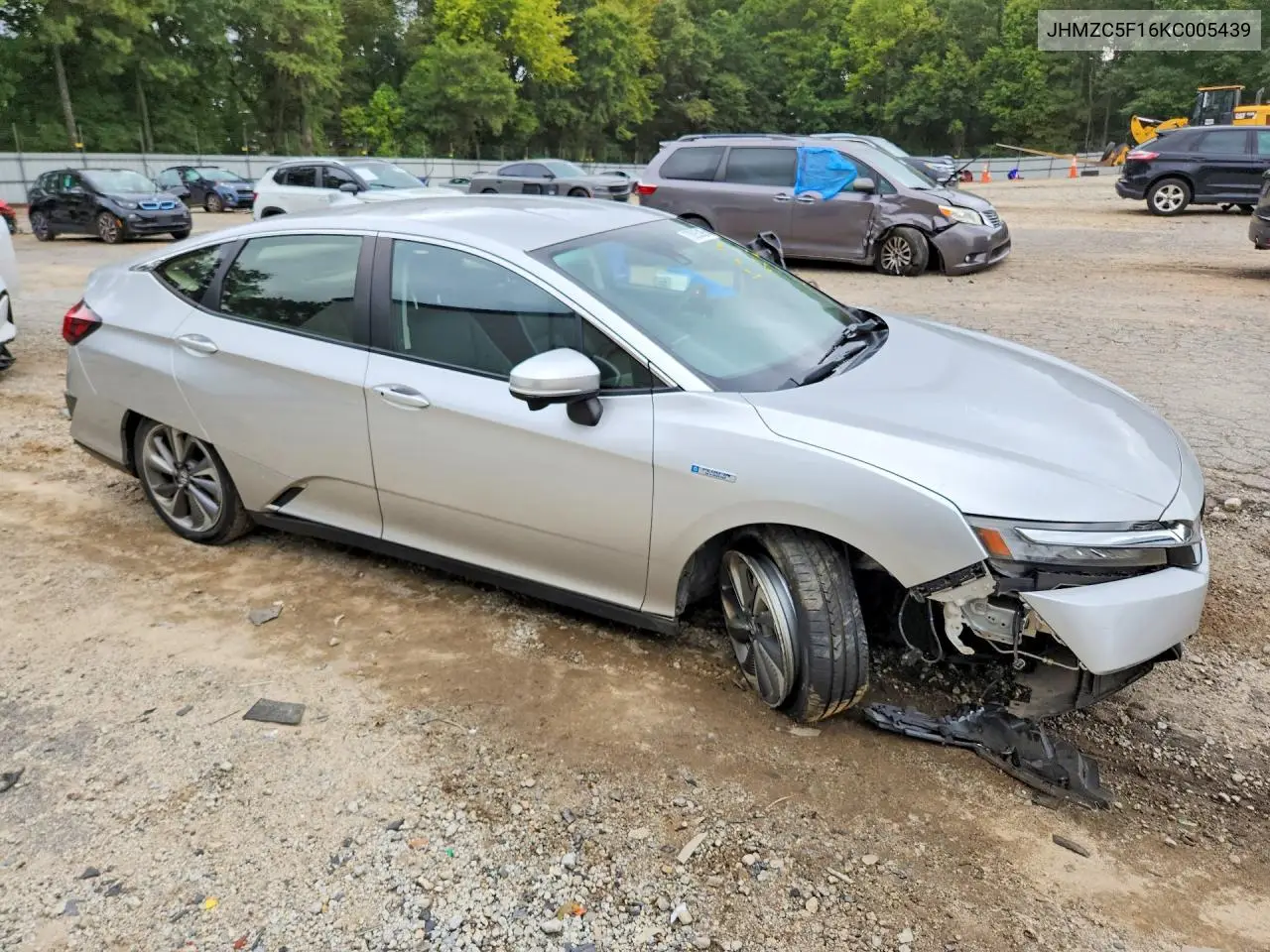2019 HONDA CLARITY VIN JHMZC5F16KC005439 — фото 4