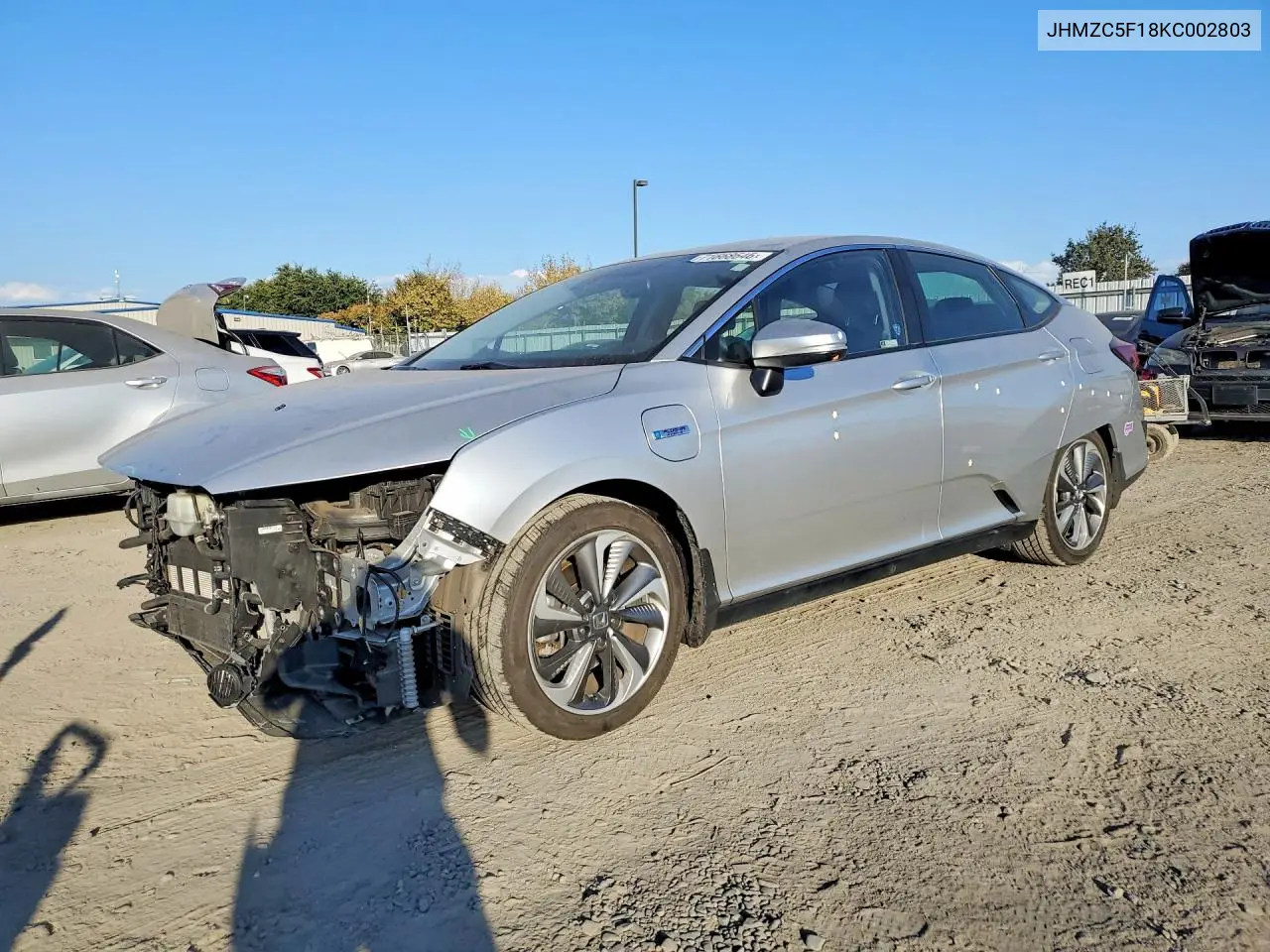 HONDA CLARITY 2019, VIN JHMZC5F18KC002803