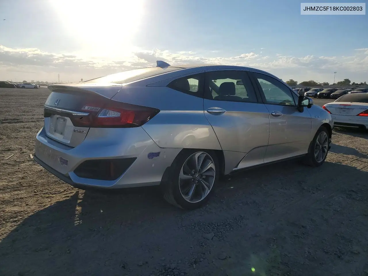 2019 HONDA CLARITY VIN JHMZC5F18KC002803 — фото 3