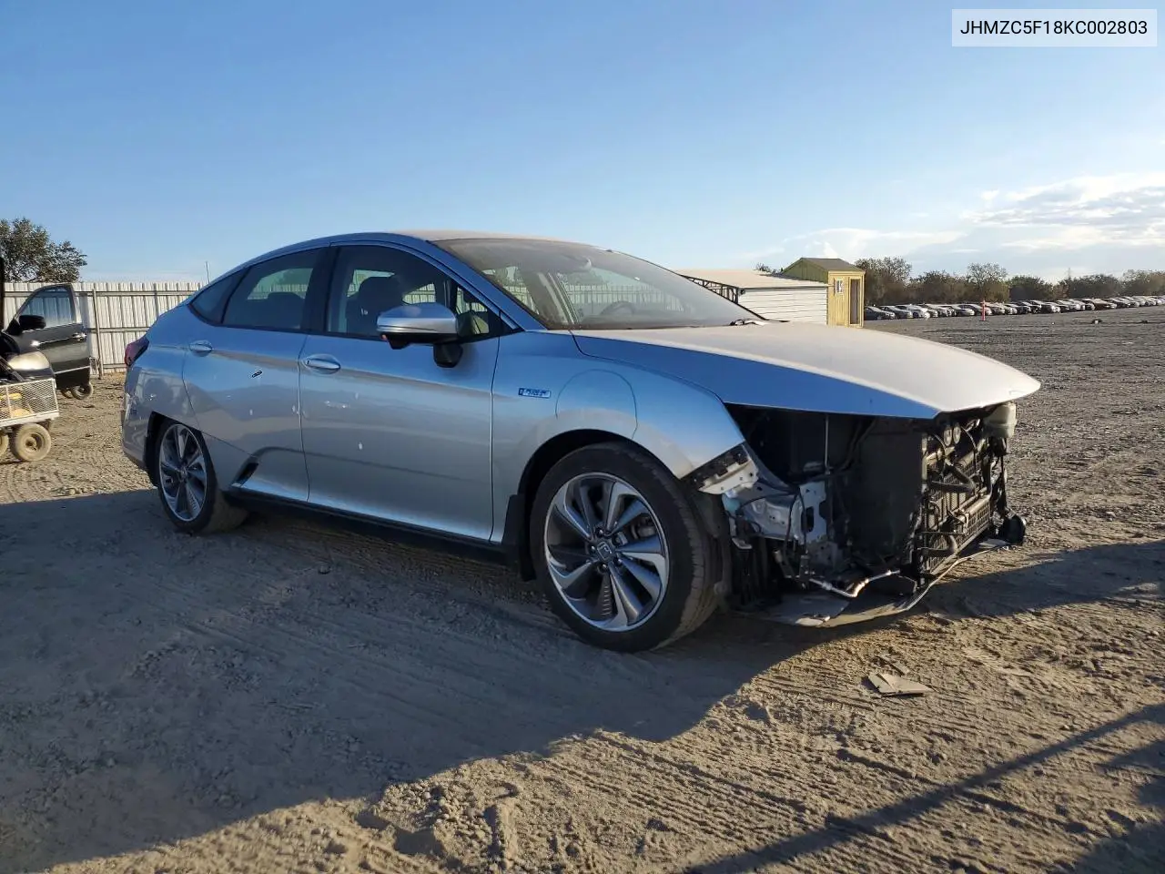 2019 HONDA CLARITY VIN JHMZC5F18KC002803 — фото 4