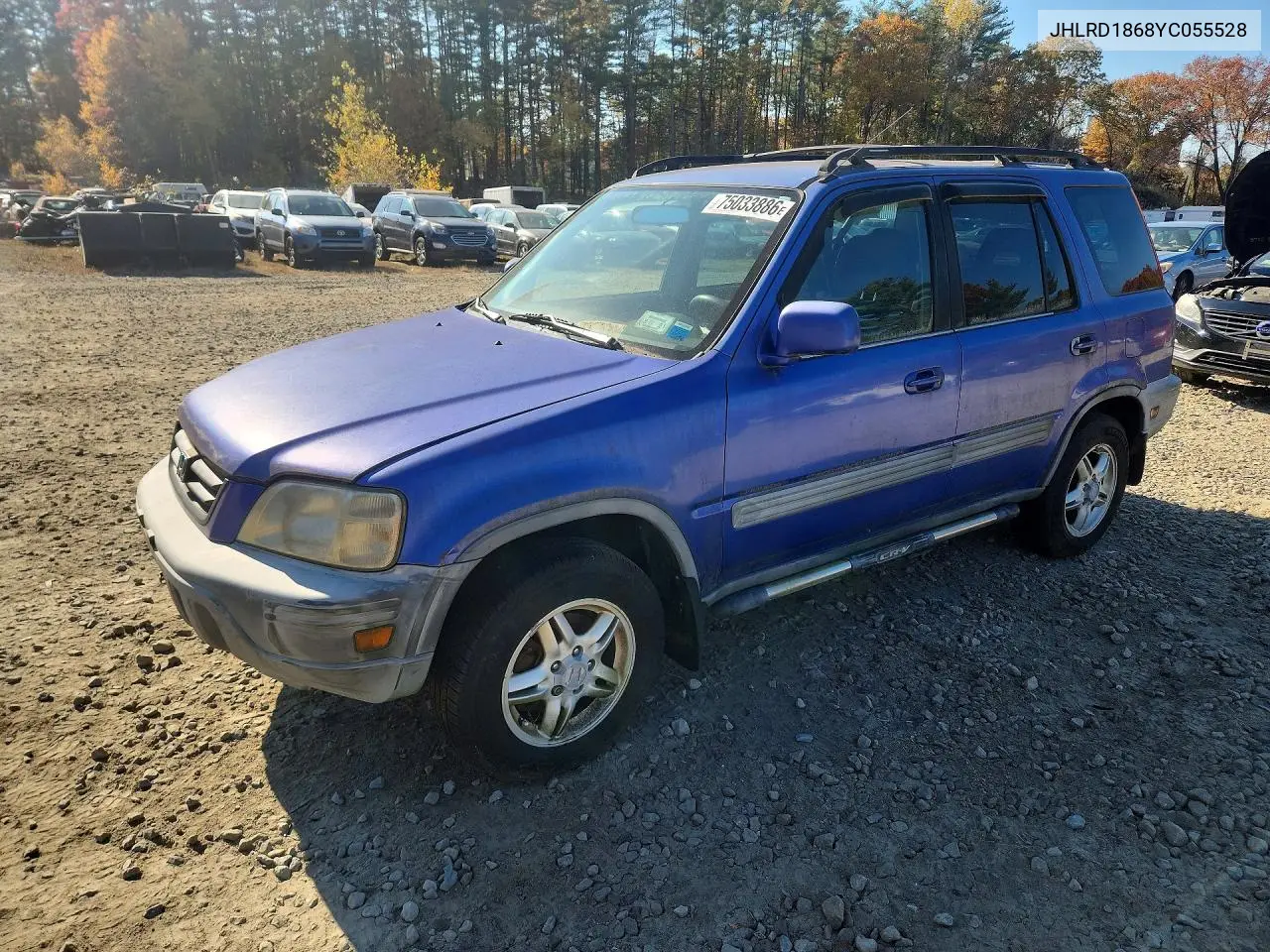 HONDA CR-V 2000, VIN JHLRD1868YC055528
