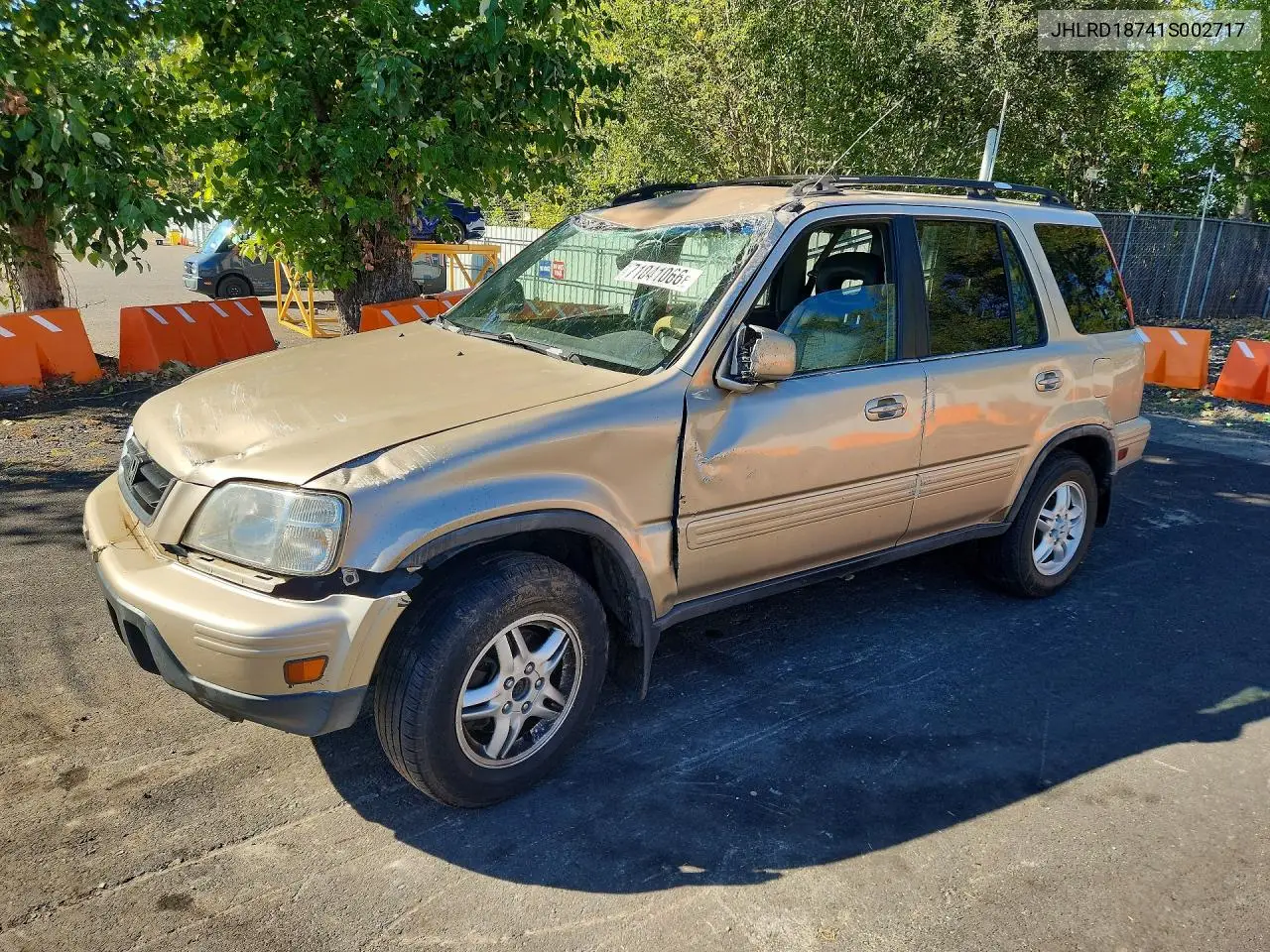 HONDA CR-V 2001, VIN JHLRD18741S002717