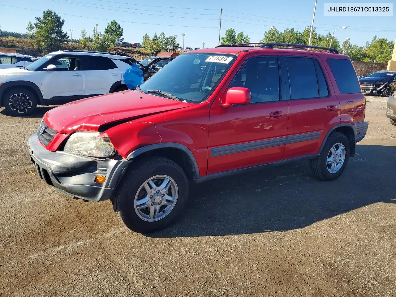 HONDA CR-V 2001, VIN JHLRD18671C013325