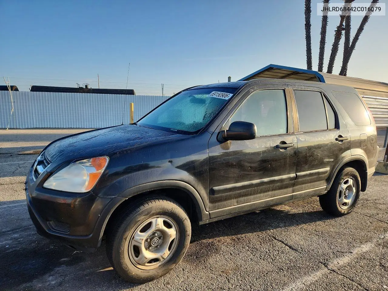 HONDA CR-V 2002, VIN JHLRD68442C016079