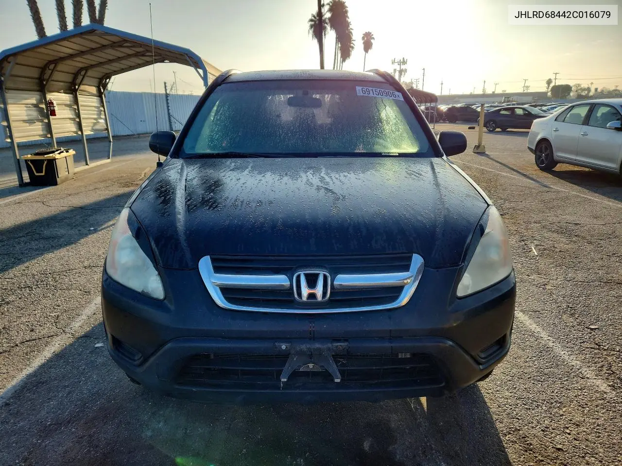 2002 HONDA CR-V VIN JHLRD68442C016079 — фото 5