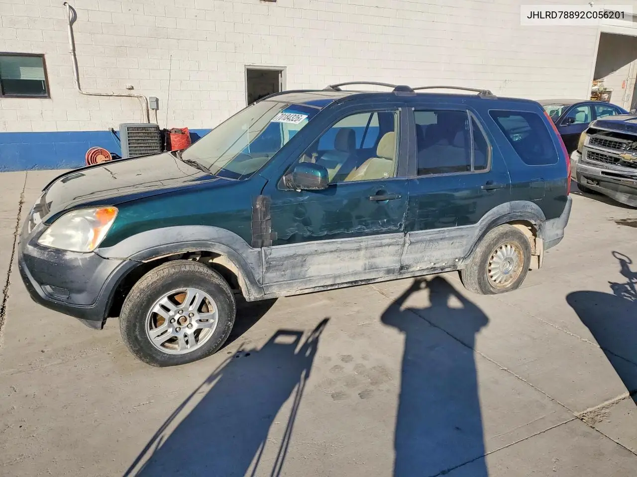 HONDA CR-V 2002, VIN JHLRD78892C056201