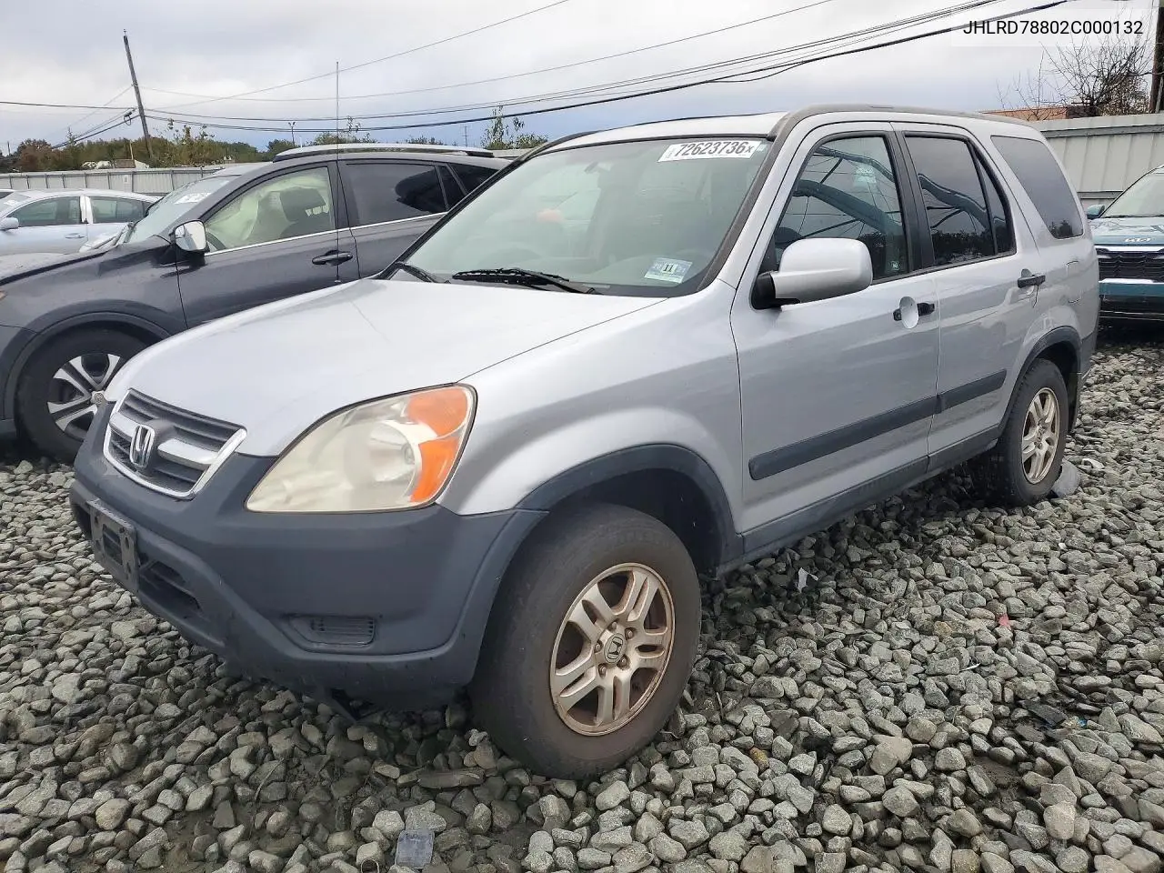 HONDA CR-V 2002, VIN JHLRD78802C000132