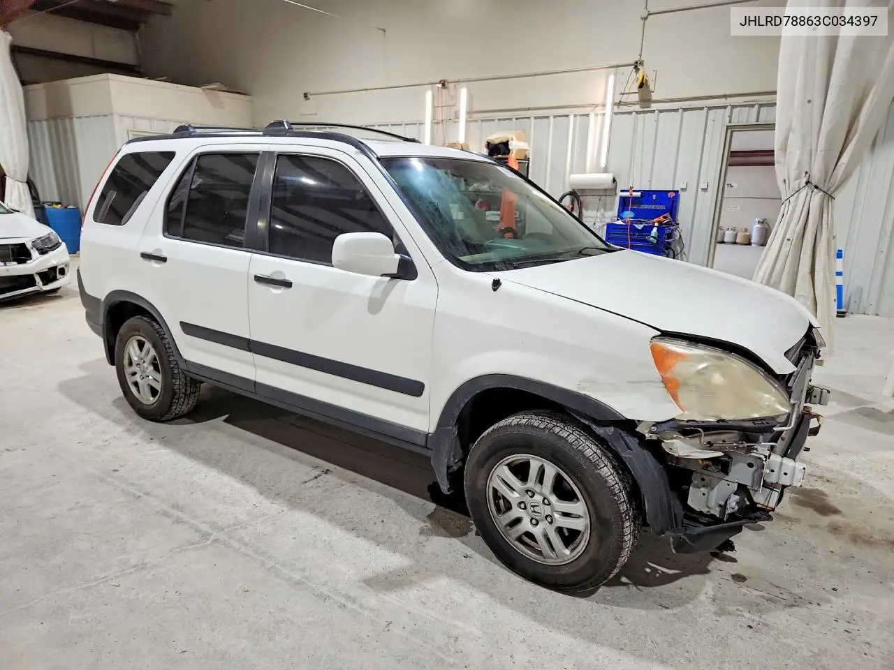 2003 HONDA CR-V VIN JHLRD78863C034397 — фото 4