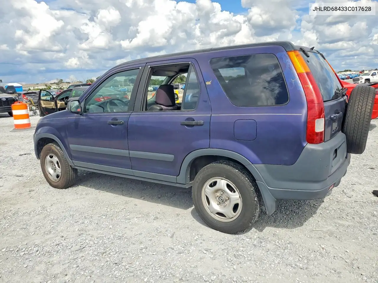 2003 HONDA CR-V VIN JHLRD68433C017628 — фото 2