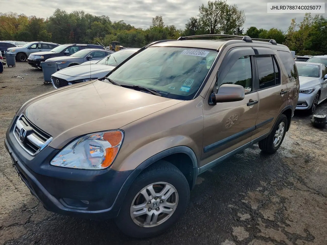 HONDA CR-V 2004, VIN JHLRD78874C025077