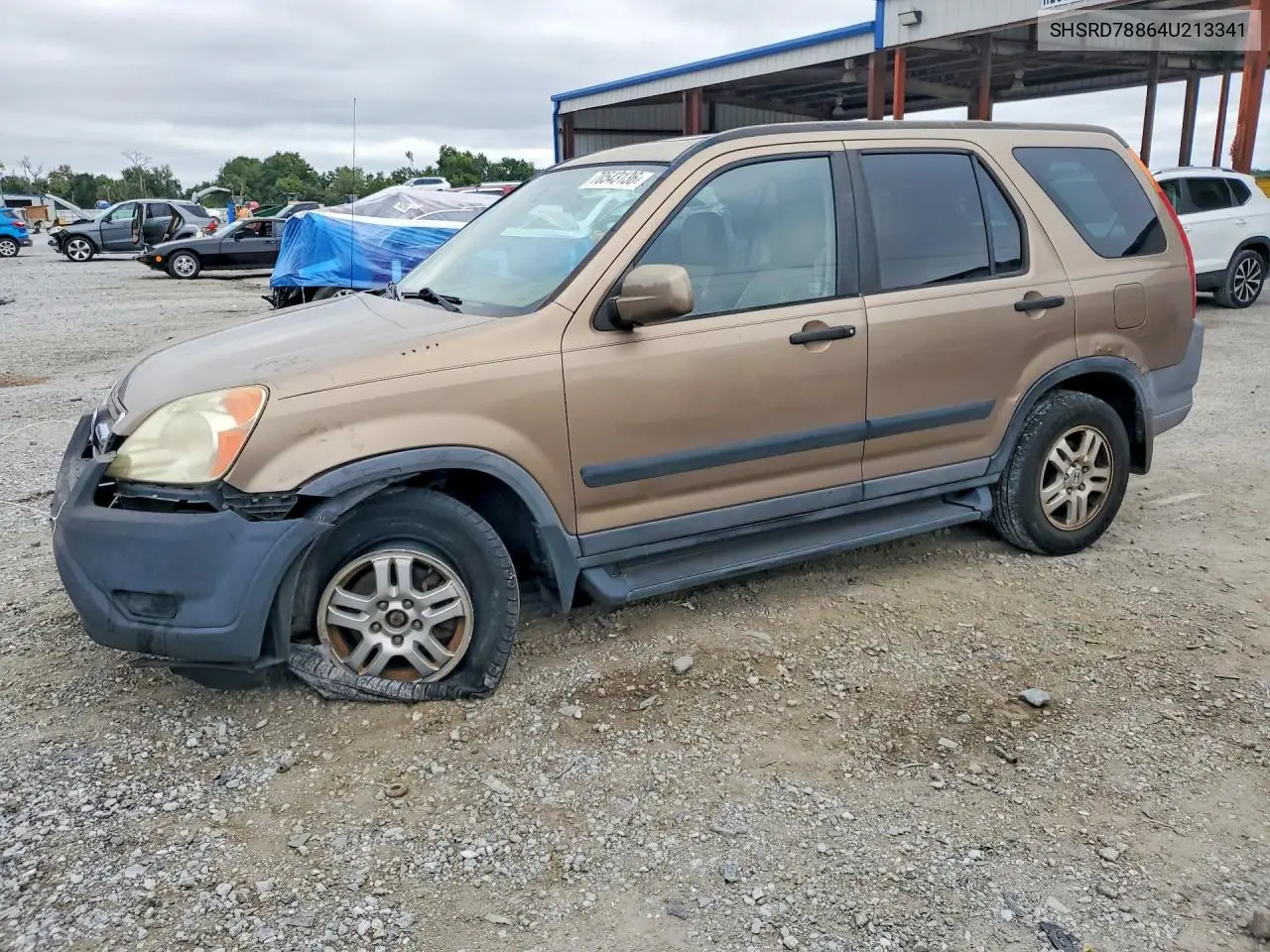 HONDA CR-V 2004, VIN SHSRD78864U213341