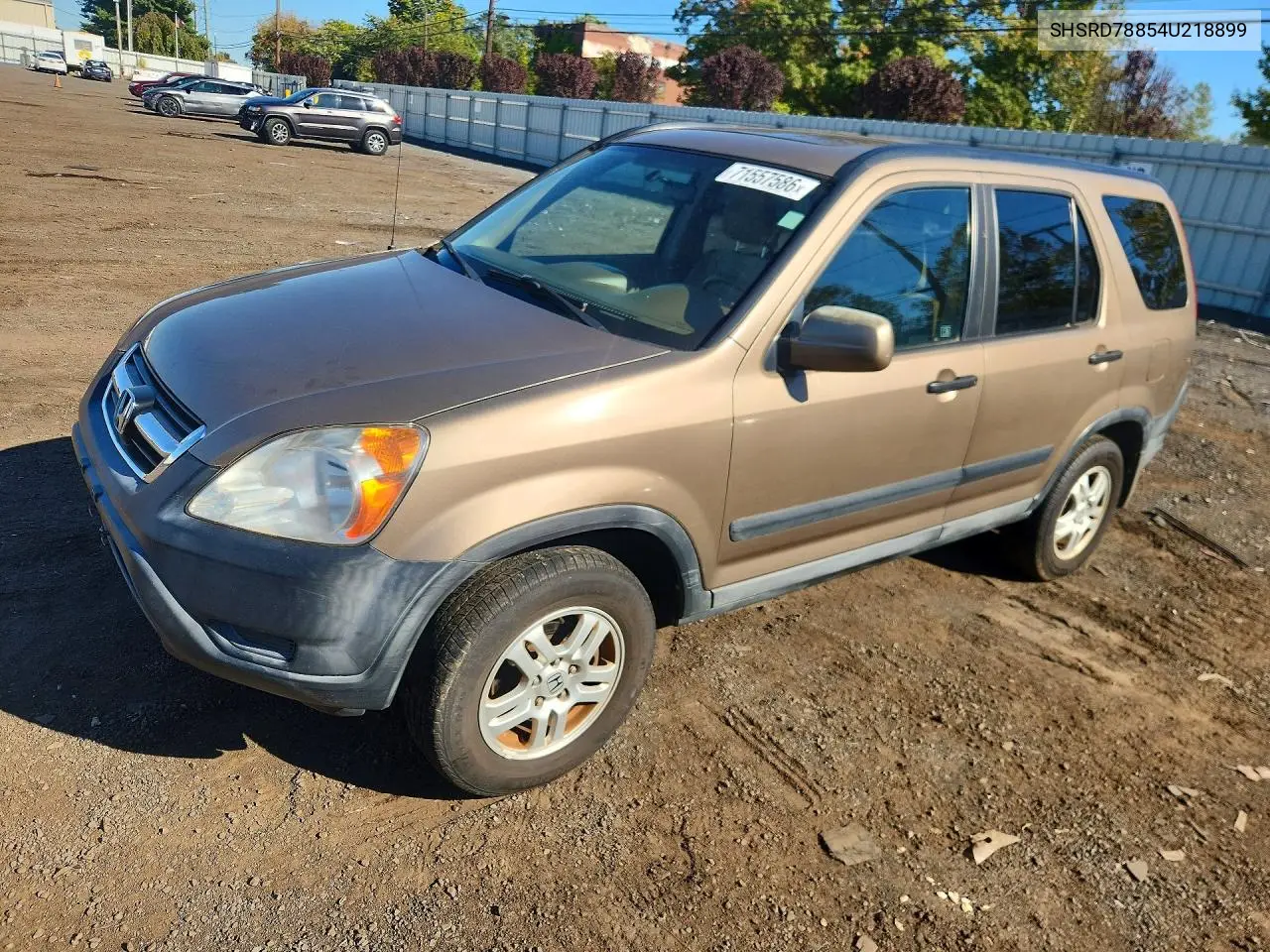 HONDA CR-V 2004, VIN SHSRD78854U218899