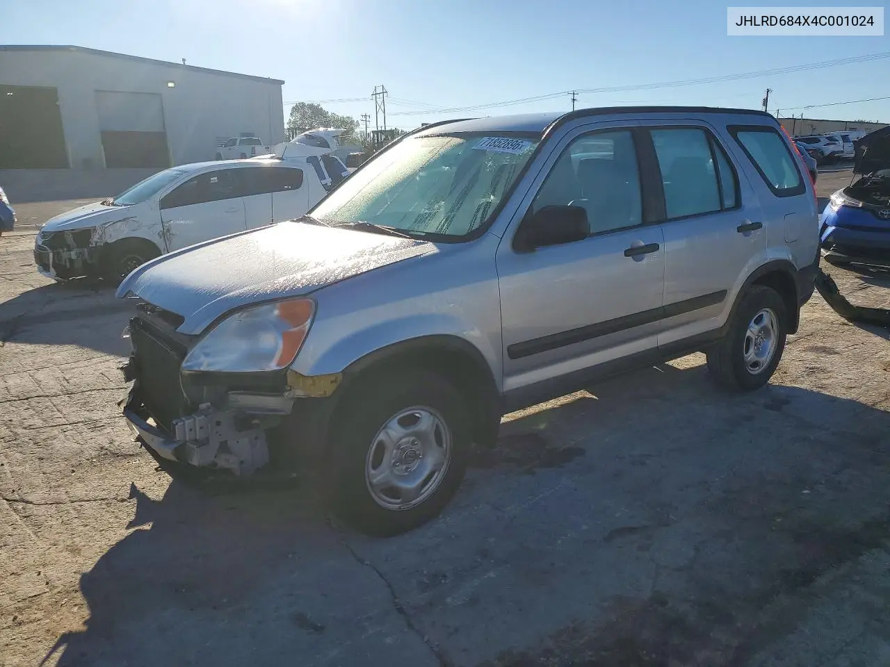 HONDA CR-V 2004, VIN JHLRD684X4C001024
