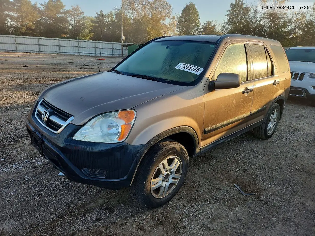 HONDA CR-V 2004, VIN JHLRD78844C015736