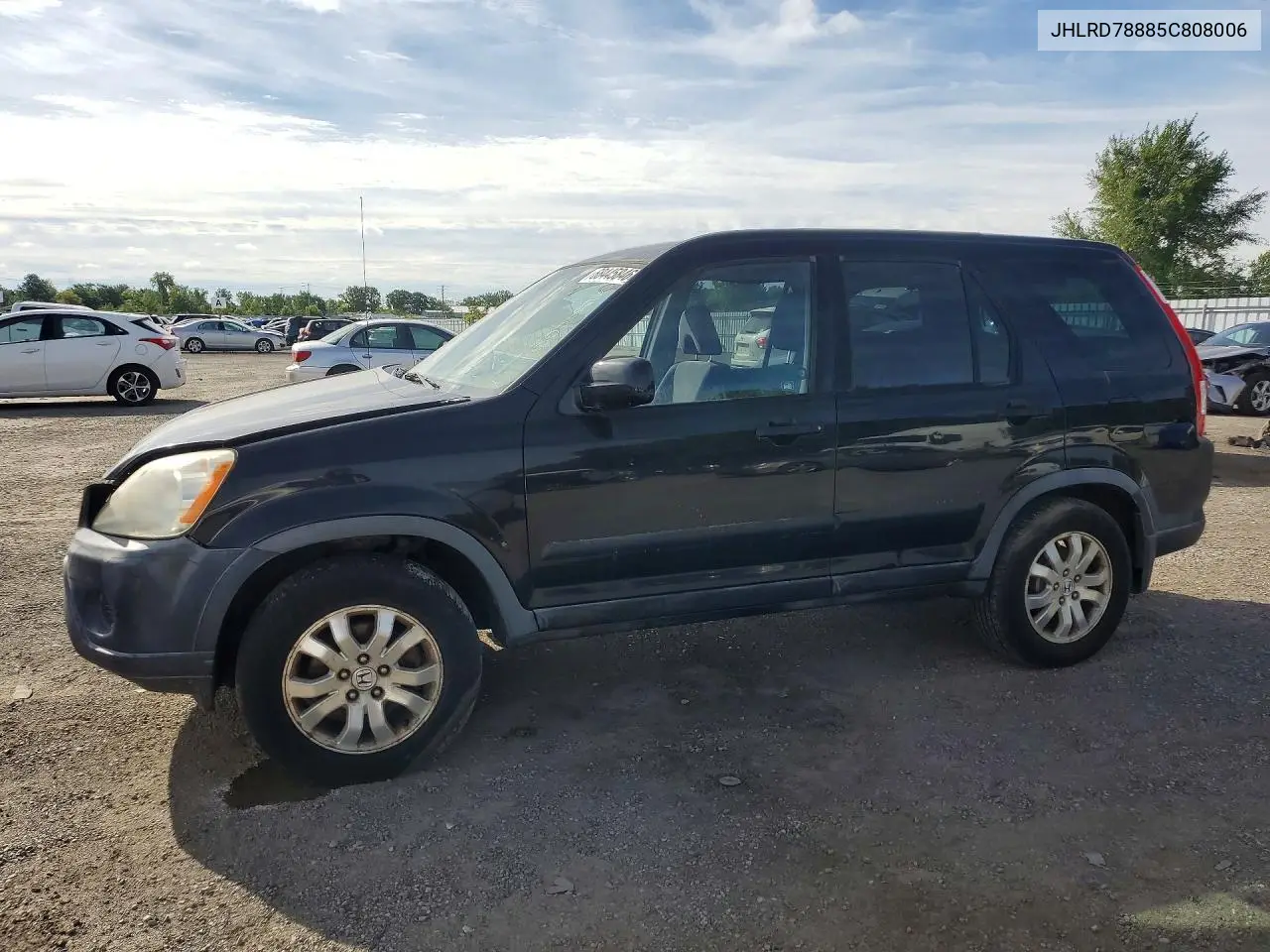 HONDA CR-V 2005, VIN JHLRD78885C808006