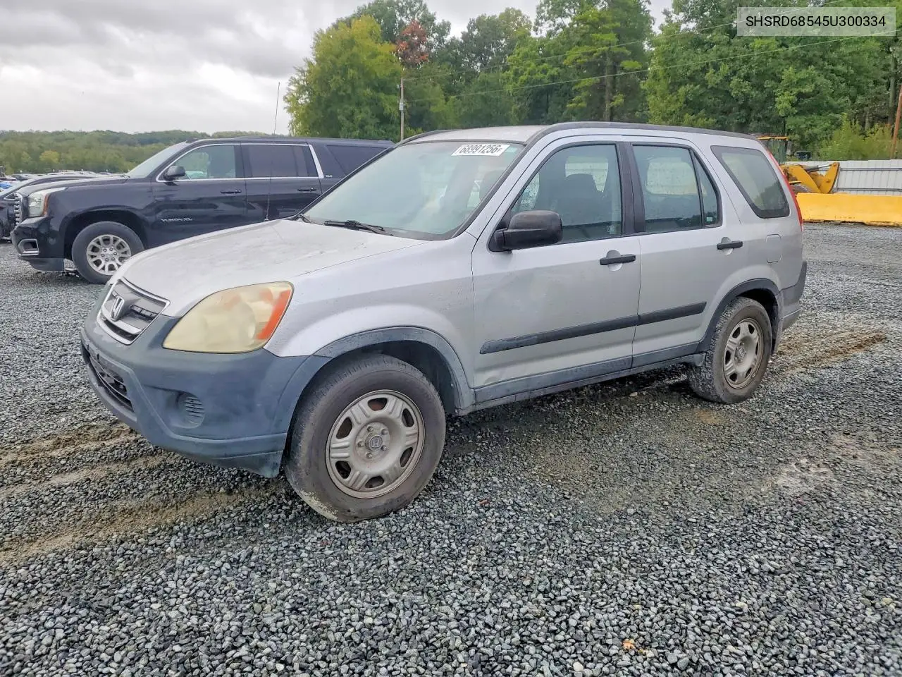 HONDA CR-V 2005, VIN SHSRD68545U300334
