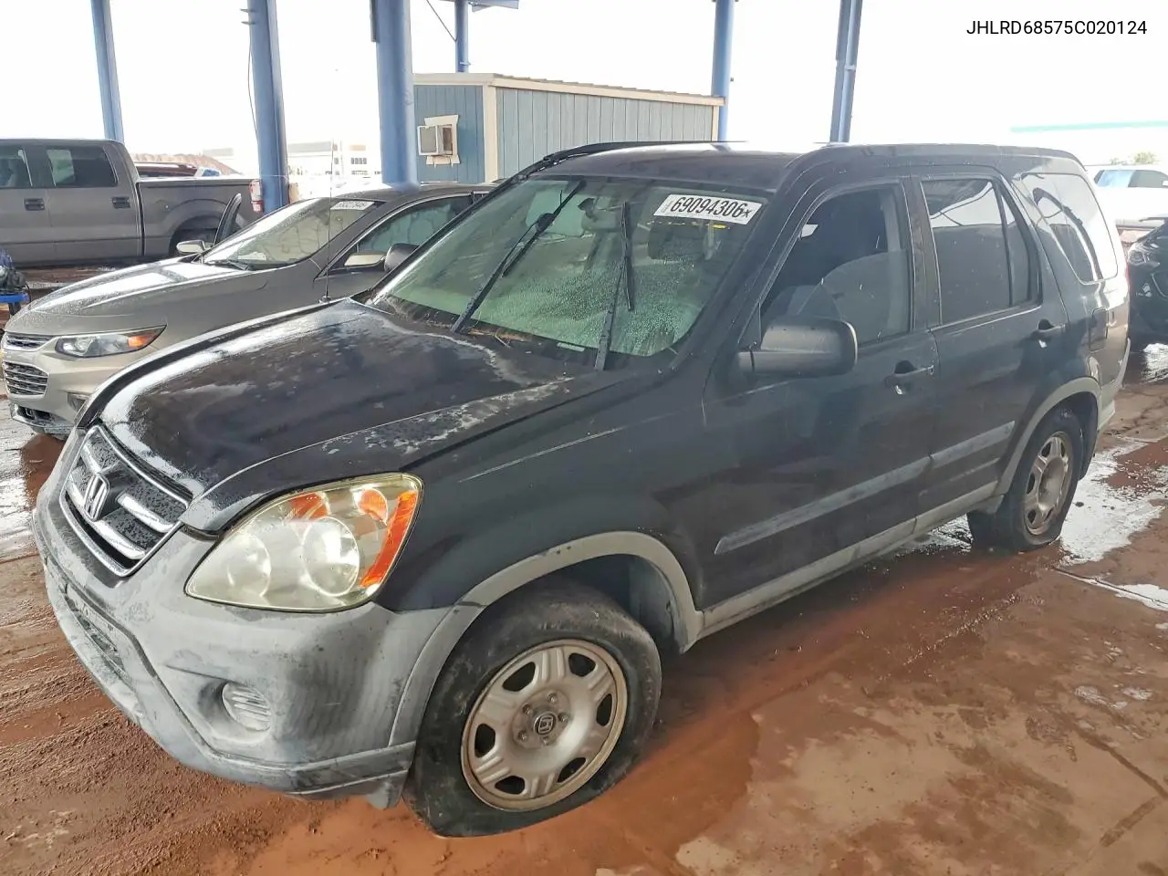 HONDA CR-V 2005, VIN JHLRD68575C020124