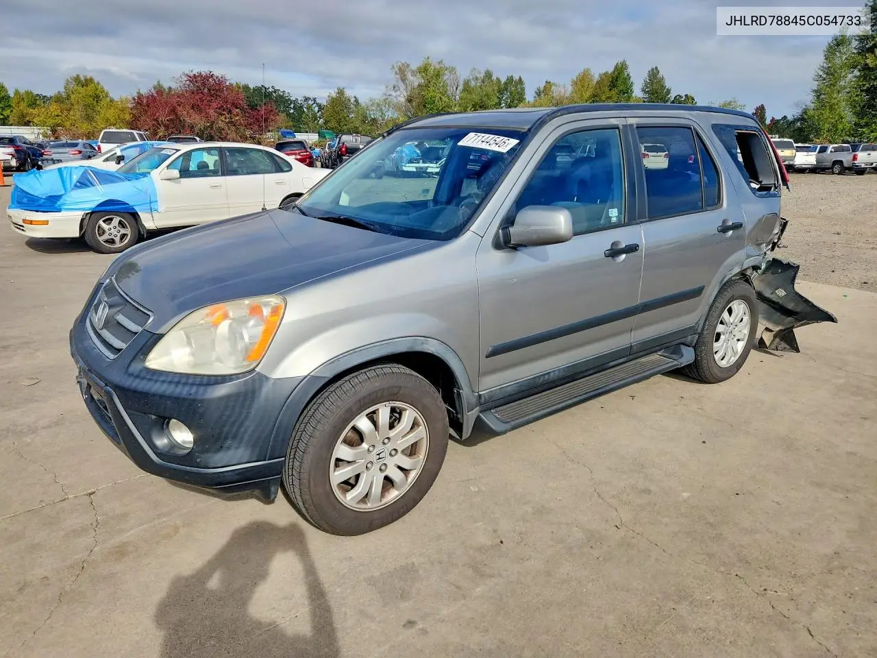HONDA CR-V 2005, VIN JHLRD78845C054733