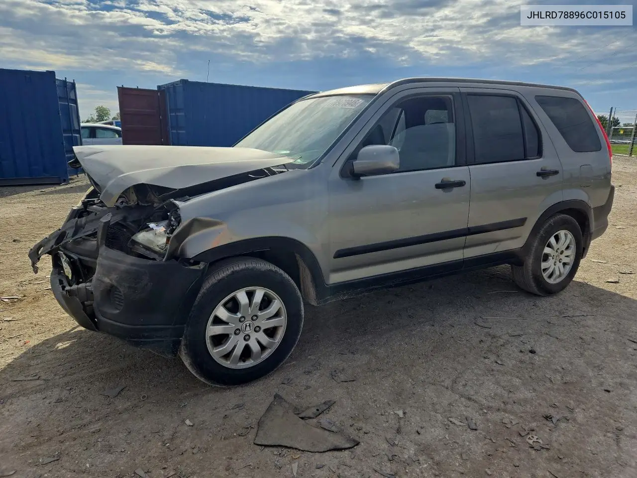 HONDA CR-V 2006, VIN JHLRD78896C015105