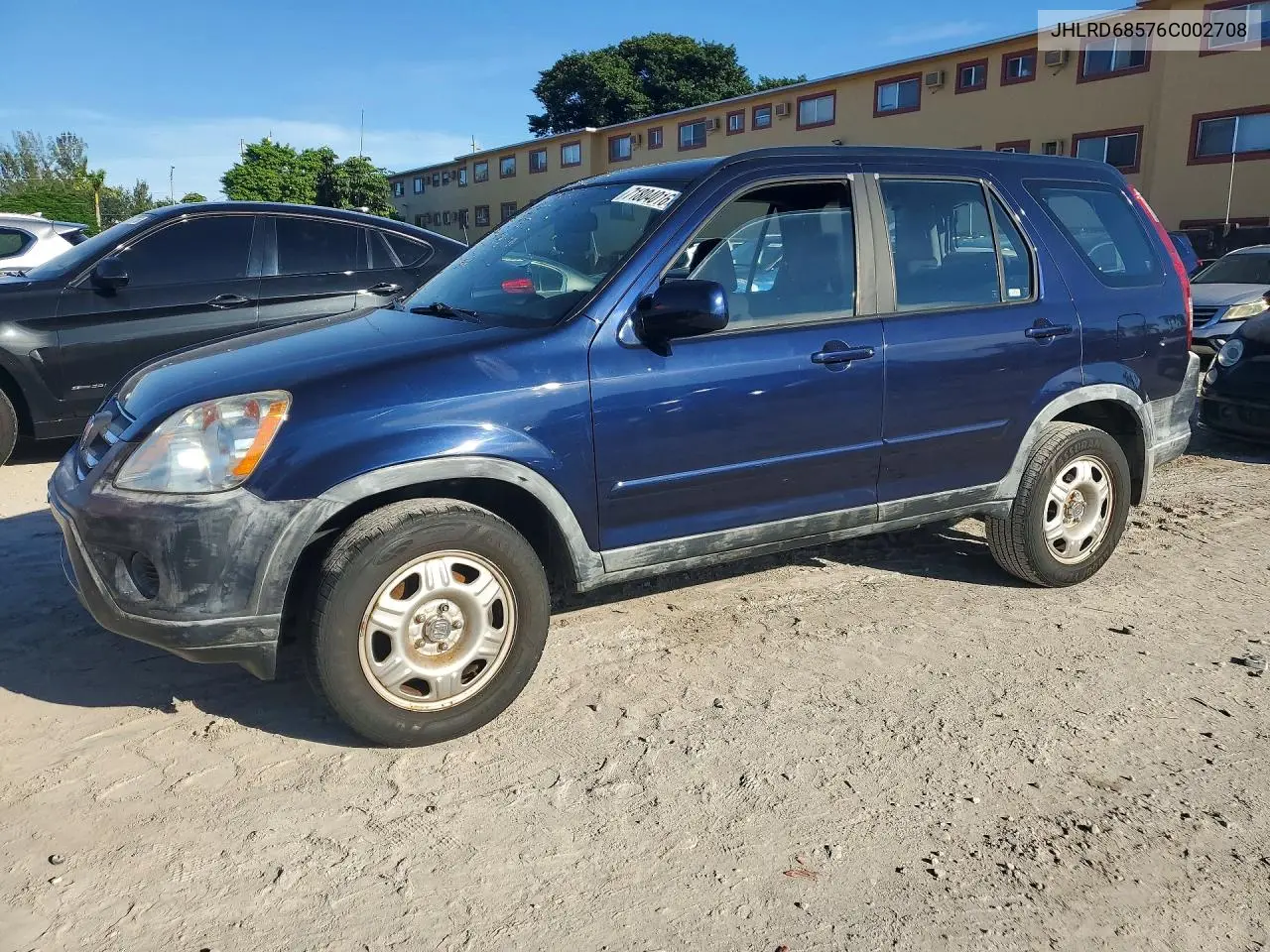 HONDA CR-V 2006, VIN JHLRD68576C002708