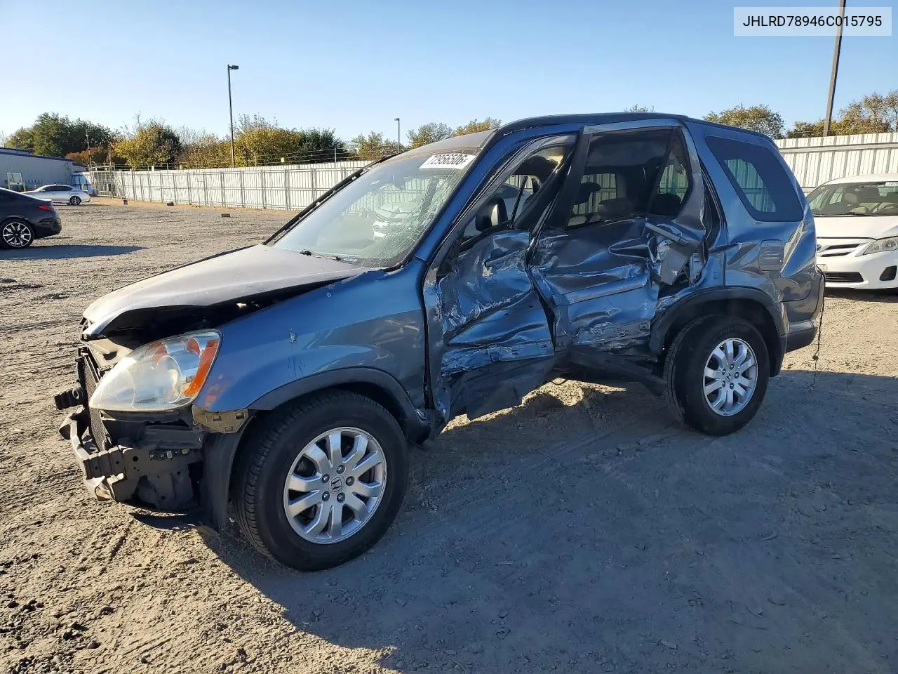 HONDA CR-V 2006, VIN JHLRD78946C015795