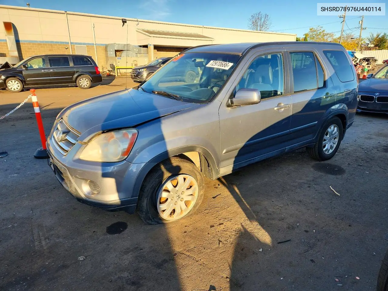 HONDA CR-V 2006, VIN SHSRD78976U440114