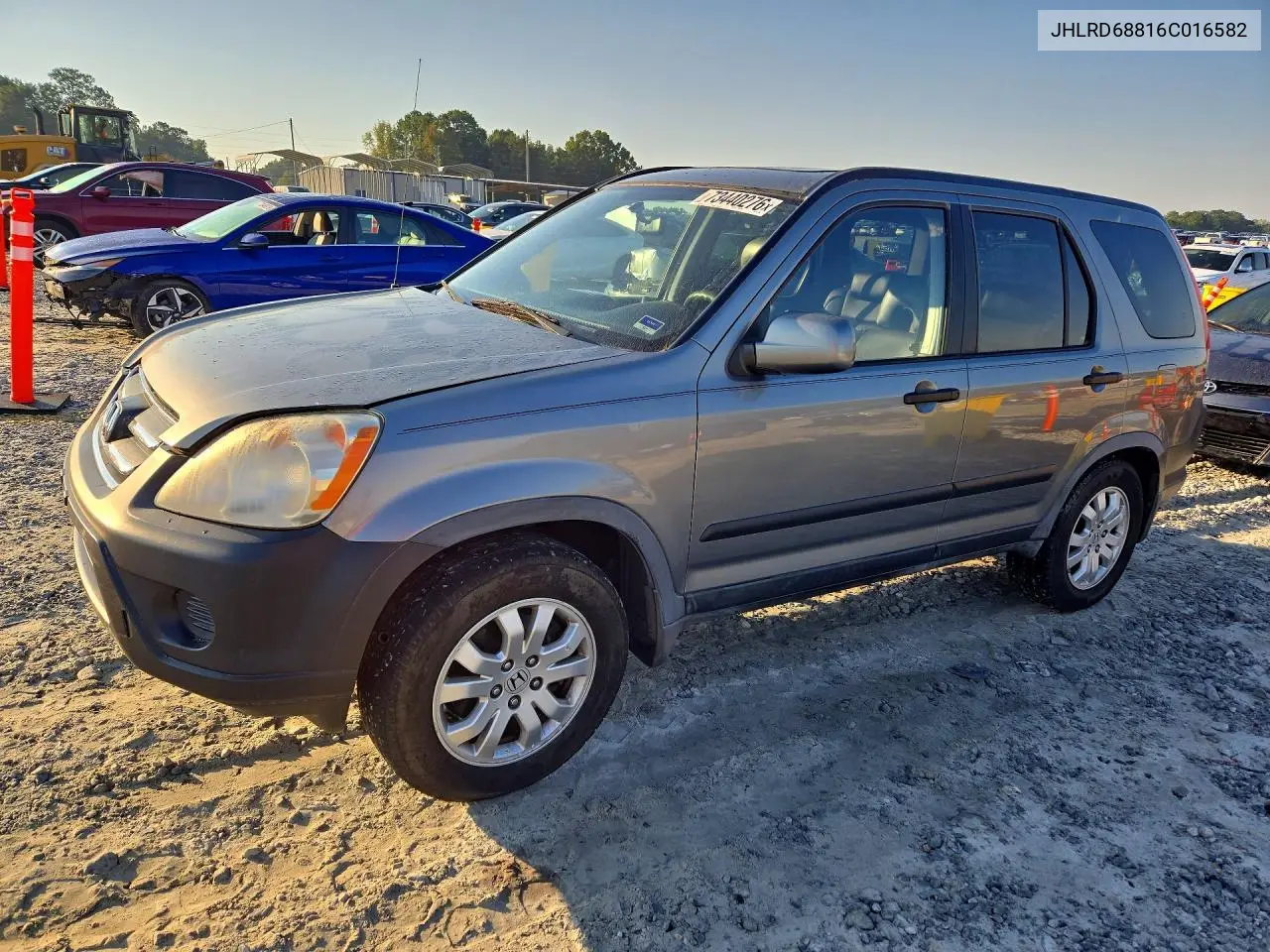 HONDA CR-V 2006, VIN JHLRD68816C016582