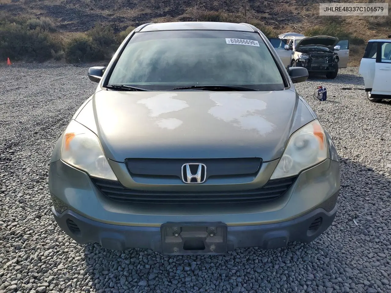 2007 HONDA CR-V VIN JHLRE48337C106579 — фото 5