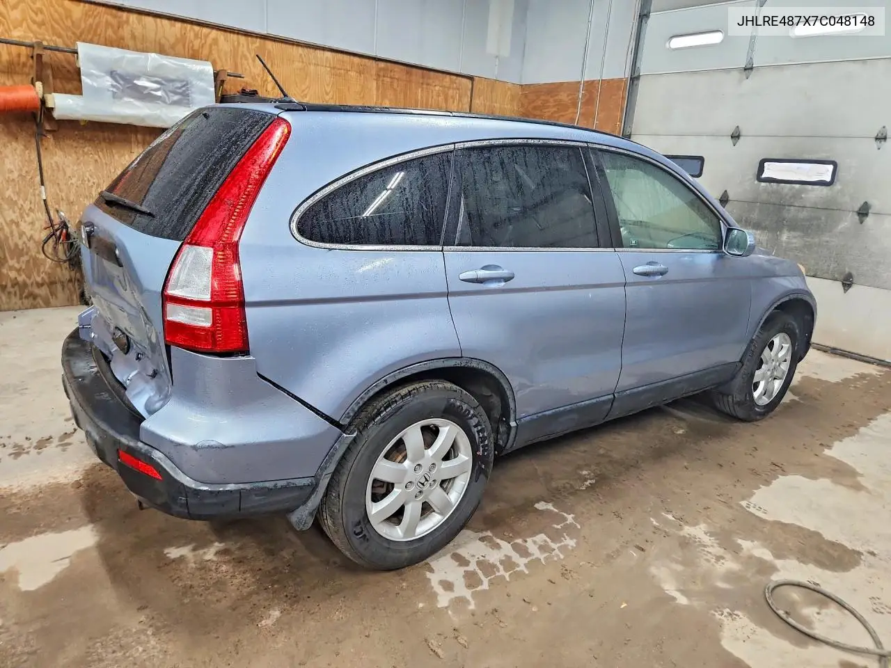 2007 HONDA CR-V VIN JHLRE487X7C048148 — фото 3