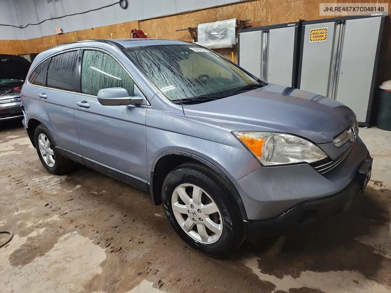 2007 HONDA CR-V VIN JHLRE487X7C048148 — фото 4