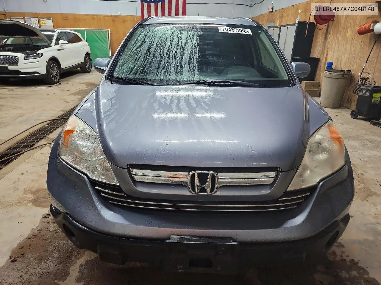 2007 HONDA CR-V VIN JHLRE487X7C048148 — фото 5